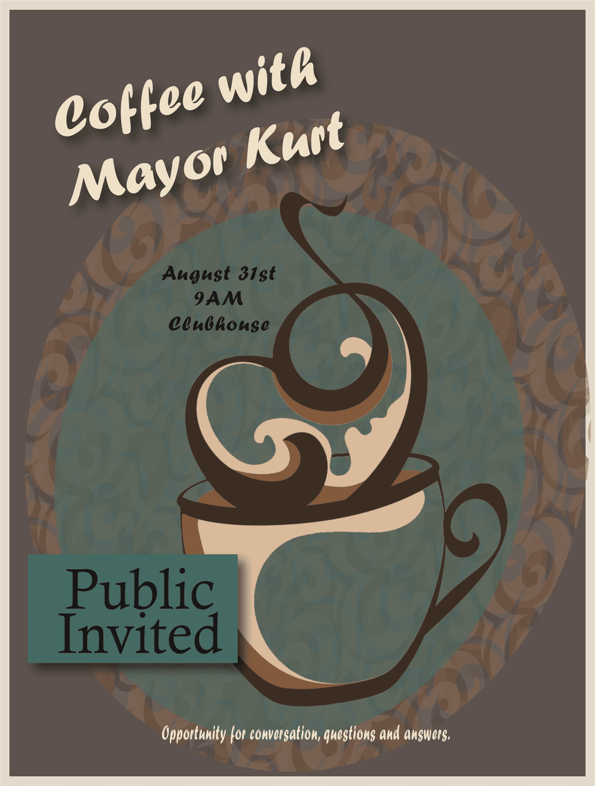 Coffee with the Mayor 8-2019